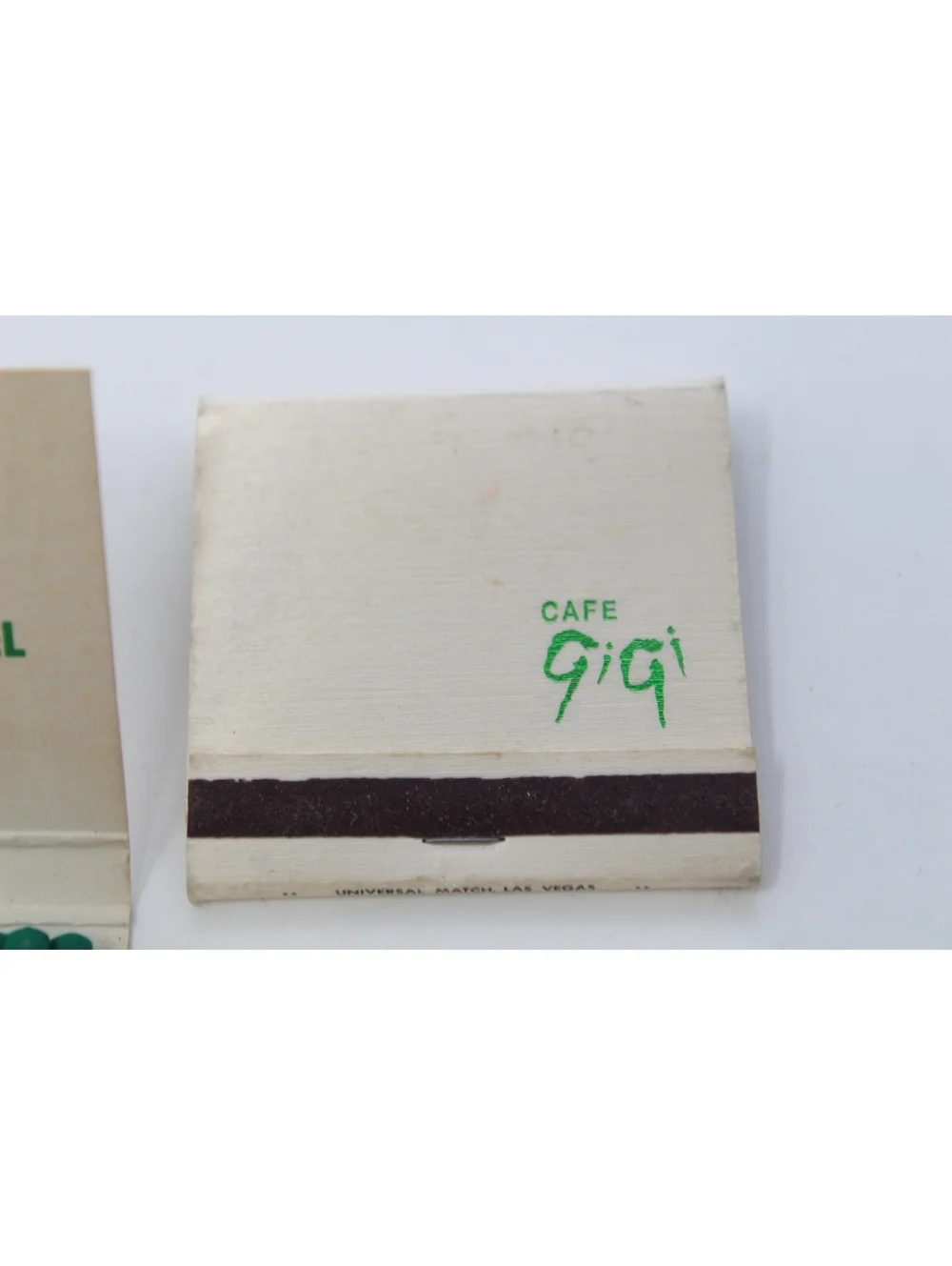 Vintage Lot of 3 Matchbooks Cafe Gigi MGM Grand Hotel Las Vegas Casino Universal